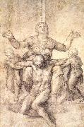 Michelangelo Buonarroti Study for the Colonna Piet oil on canvas